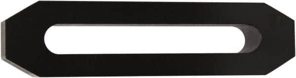 Gibraltar - 3/4" Stud, Steel, Adjustable & Self-Positioning Strap Clamp - 8" Long, 2" Wide, 1-1/4" High, 1-3/8" Heel to Stud Center - Exact Tooling