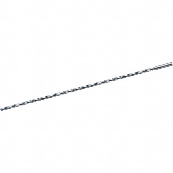 Walter-Titex - 8.99mm 130° 2-Flute Solid Carbide Extra Length Drill Bit - Exact Tooling