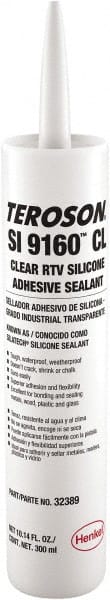 Loctite - 10.15 oz Cartridge Clear RTV Silicone Caulk - Nonpaintable - Exact Tooling