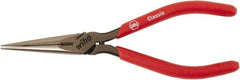 Wiha - 160mm OAL, 2" Jaw Length, Long Nose Side Cutting Pliers - Soft Cushion Handles - Exact Tooling