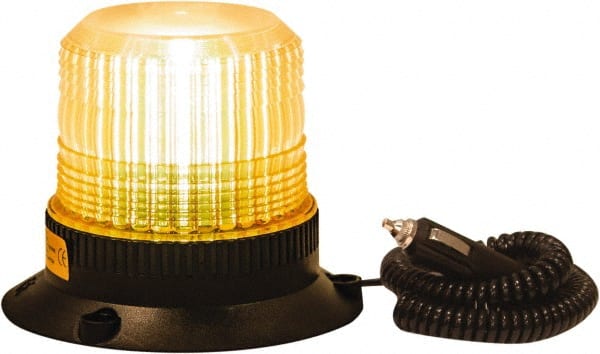 Buyers Products - 1.7 Joules, 10 Flash Rate, 1" Pipe & 3-Bolt Mount Emergency Strobe Light Assembly - Powered by 12 to 24 Volts, Amber - Exact Tooling