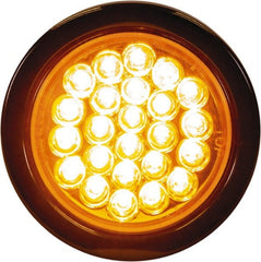 Buyers Products - 6 Flash Rate, Recessed Mount Emergency Strobe Light Assembly - Powered by 12 to 24 Volts, Amber - Exact Tooling