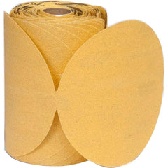 Norton - 5" Diam, 80 Grit Aluminum Oxide Adhesive PSA Disc - Exact Tooling
