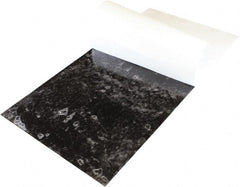 Value Collection - 24" Long, 12" Wide, 1/32" Thick, Buna-N Rubber Foam Sheet - 35 to 45 Durometer, Black, -40 to 225°F, 1,500 psi Tensile Strength, Adhesive Backing - Exact Tooling