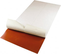 Value Collection - 24" Long, 12" Wide, 3/16" Thick, Silicone Rubber Foam Sheet - 35 to 45 Durometer, Red, -60 to 400°F, 550 psi Tensile Strength, Adhesive Backing - Exact Tooling
