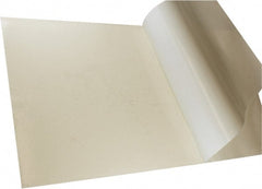 Value Collection - 24" Long, 12" Wide, Buna-N Rubber Foam Sheet - 50 to 60 Durometer, White, -30 to 220°F, 1,000 psi Tensile Strength, Adhesive Backing - Exact Tooling