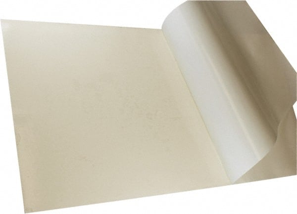 Value Collection - 24" Long, 12" Wide, Buna-N Rubber Foam Sheet - 50 to 60 Durometer, White, -30 to 220°F, 1,000 psi Tensile Strength, Adhesive Backing - Exact Tooling