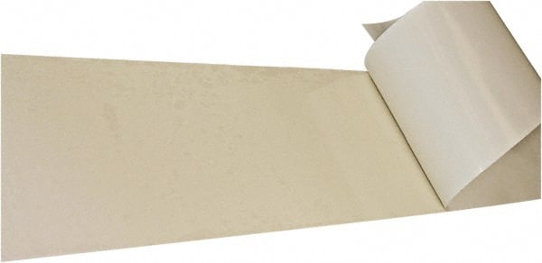 Value Collection - 3/16" Thick x 6" Wide x 36" Long, Adhesive Backed Buna-N Rubber Strip - Stock Length, 60 Shore A Durometer, 1,000 psi Tensile Strength, -30 to 220°F, White - Exact Tooling