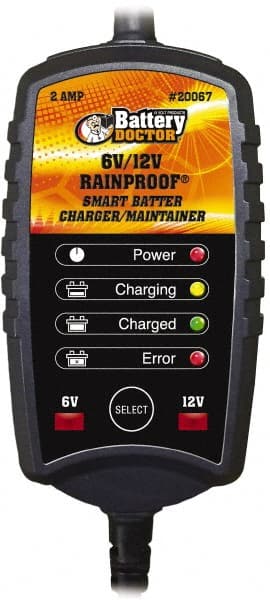 Battery Doctor - 6/12 Volt Automatic Charger/Maintainer - 2 Amps - Exact Tooling