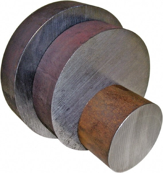 Value Collection - 9" Diam x 36" Long, 4140P Steel Round Rod - Hot Rolled, Steel - Exact Tooling