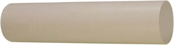 TriStar - 2' Long, 3/8" Diam, Plastic Plastic Rod - + 1/4 - 0.0" Length Tolerance, +0.015/-0.000" Diam Tolerance, 60D Hardness, White - Exact Tooling