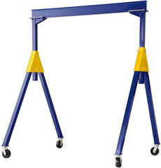 Vestil - 8,000 Lb Load Capacity, Steel Gantry Crane - 15' Span - Exact Tooling