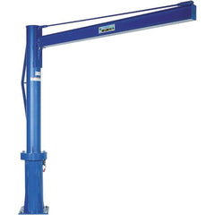 Vestil - 1,000 Lb Load Capacity, Steel Jib Crane - 8' Span - Exact Tooling