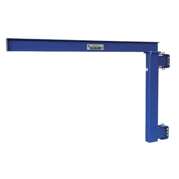 Vestil - 600 Lb Load Capacity, Steel Jib Crane - 8' Span - Exact Tooling