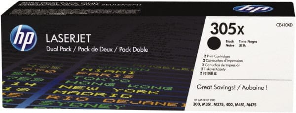 Hewlett-Packard - Black Toner Cartridge - Use with HP LaserJet Pro 300 color MFP M375nw, 400 color MFP M475, 400 color M451 - Exact Tooling