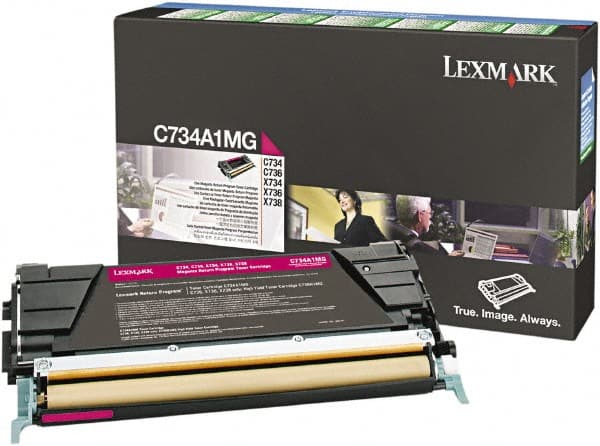 Lexmark - Magenta Toner Cartridge - Use with Lexmark C734, C736, X734, X738 - Exact Tooling