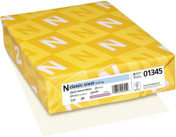 Neenah Paper - Natural White Stationery - Use with Laser Printers, Inkjet Printers, Copiers - Exact Tooling