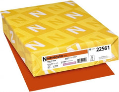 Neenah Paper - Orbit Orange Colored Copy Paper - Use with Laser Printers, Inkjet Printers, Copiers - Exact Tooling