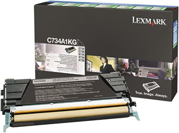 Lexmark - Black Toner Cartridge - Use with Lexmark C734, C736, X734, X738 - Exact Tooling