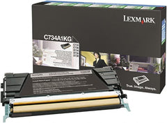 Lexmark - Black Toner Cartridge - Use with Lexmark C734, C736, X734, X738 - Exact Tooling