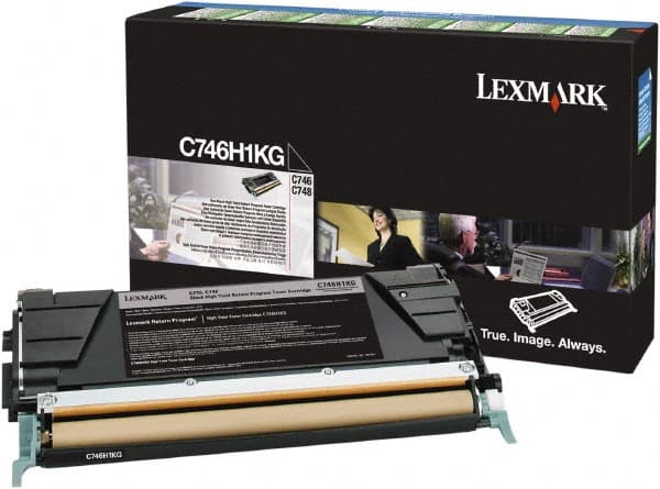 Lexmark - Black Toner Cartridge - Use with Lexmark C746, C748 - Exact Tooling
