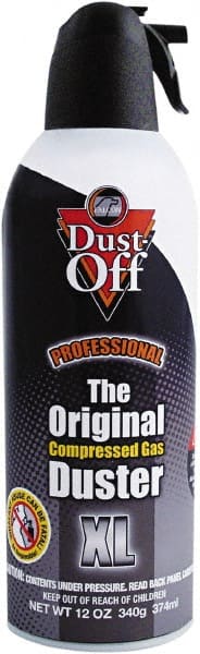 Dust-Off - Black & White Duster - Use with Computer - Exact Tooling