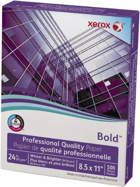 Xerox - White Copy Paper - Use with Laser & Inkjet Printers, Laser & Inkjet Copiers - Exact Tooling