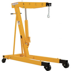 Vestil - 6,000 Lb Load Capacity, Steel Shop Crane - 6' 23/64" Span - Exact Tooling