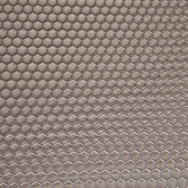 Value Collection - 36 x 40 x 0.029" Perforated Carbon Steel Sheet - 1/4" Staggered Round Holes, 9/32" Hole Spacing - Exact Tooling