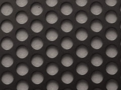 Value Collection - 36 x 40 x 0.075" Perforated Carbon Steel Sheet - 1/2" Staggered Round Holes, 11/16" Hole Spacing - Exact Tooling