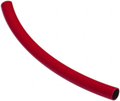 Caplugs - 1-1/2" ID x 1-5/8" OD, 1/16" Wall Thickness, 50' Long, Silicone Tube - Rusty Red, 600°F - Exact Tooling