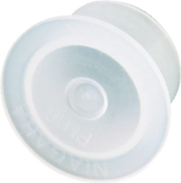 Caplugs - 13.72" ID, Push-On, Round Head Cap - 21.49mm OD, Low-Density Polyethylene, Yellow Tint - Exact Tooling