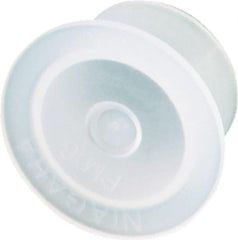 Caplugs - 32.64" ID, Push-On, Round Head Cap - 40.49mm OD, Low-Density Polyethylene, Yellow Tint - Exact Tooling