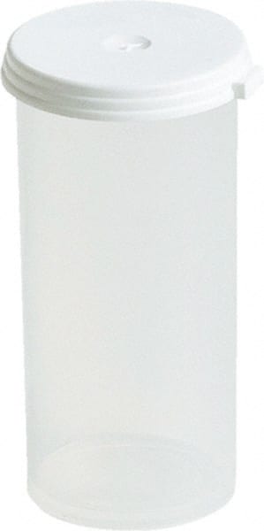 Caplugs - Beakers & Pipettes - 1-1/4 WHITE 550/PK LDPE STERILIZATION VIAL - Exact Tooling