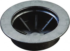 Caplugs - 0.975" ID, Round Head Coupling Plug - 1.38" OD, 3/8" Long, Low-Density Polyethylene, Black - Exact Tooling