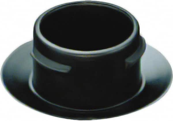Caplugs - Push-In Finishing Plugfor 7/8 SAE Thread - 0.797" ID, 1.15 OD, 0.29" Deep, Low-Density Polyethylene, Black - Exact Tooling