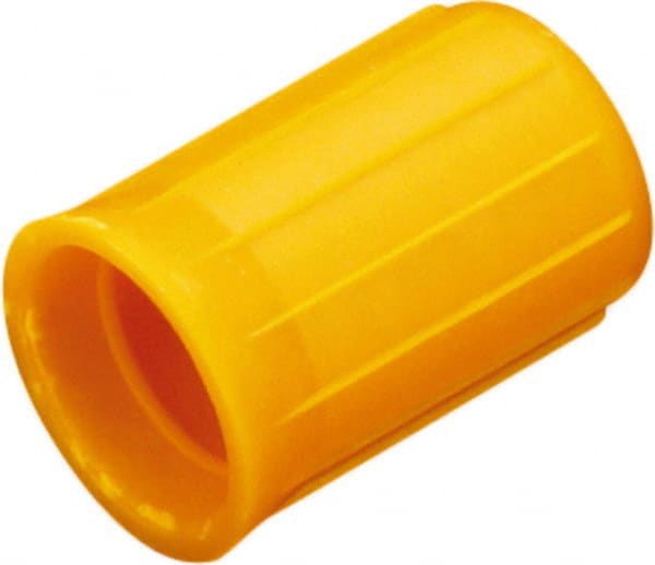 Caplugs - 0.404" ID, Round Head Cap - 55/64" Long, Vinyl, Black - Exact Tooling