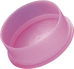 Caplugs - Round Head, Static Dissipative Cap - 1.91" OD, 35/64" Long, Polyethylene, Pink - Exact Tooling