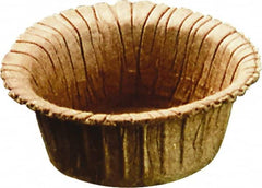 Caplugs - 0.42" ID, Round Head, Tapered Plug - 0.56" OD, 11/32" Long, Paperboard, Brown - Exact Tooling