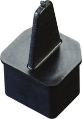 Caplugs - 0.326" x 0.2", Pull-Tab USB Plug - 1/4" Long, Low-Density Polyethylene, Black - Exact Tooling