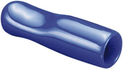 Caplugs - 0.53" ID, Pull-Tab, Round Head Cap - 1-1/8" Long, Vinyl, Yellow - Exact Tooling