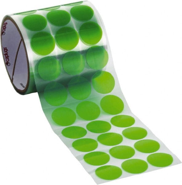 Caplugs - Green Polyester Film High Temperature Masking Tape - Series PC01875, 3.5 mil Thick - Exact Tooling