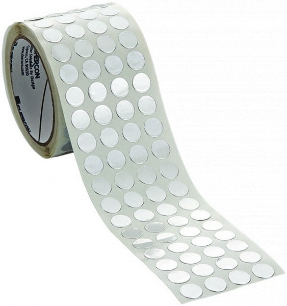 Caplugs - Silver Aluminum Foil Masking Tape - Series AF01375, 4.6 mil Thick - Exact Tooling