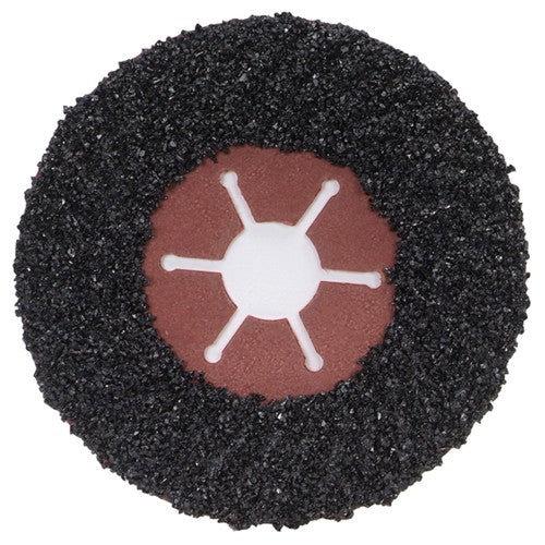 7″ × 1/4″ × 7/8″ FastCut Fiber Disc Type 27 16 Grit Silicon Carbide - Exact Tooling