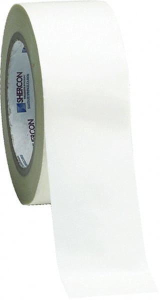 Caplugs - 2" Wide x 36 Yd Long White Glass Cloth High Temperature Masking Tape - Series PC198-2000, 7.5 mil Thick - Exact Tooling