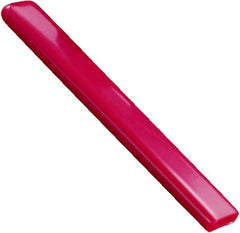 Caplugs - 1/4" x 2" x 2", Rectangular Head Finishing Cap/Grip - 1" Long, Vinyl, Orange - Exact Tooling