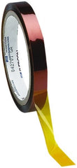 Caplugs - 150mm Wide x 33 m Long Amber Polyamide High Temperature Masking Tape - Series 22-150MM, 2.5 mil Thick - Exact Tooling