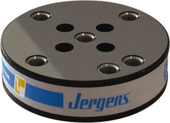 Jergens - 130mm Long x 130mm Wide x 35mm High Steel Fixture Plate - 35mm Plate Thickness - Exact Tooling