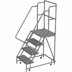TRI-ARC - Rolling & Wall Mounted Ladders & Platforms Type: Rolling Warehouse Ladder Style: Rolling Platform Ladder - Exact Tooling