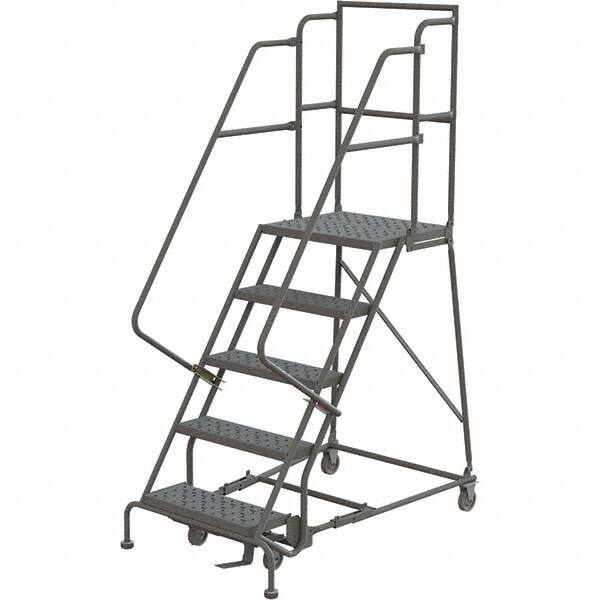 TRI-ARC - Rolling & Wall Mounted Ladders & Platforms Type: Rolling Warehouse Ladder Style: Rolling Platform Ladder - Exact Tooling